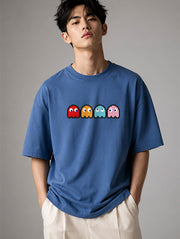 Digital Ghosts Oversized T-Shirt for Men | Madpaten