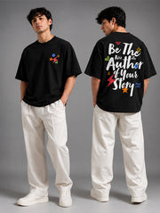 Be The Rizz Author Of Your Story Oversized T-Shirt for Men | Madpaten