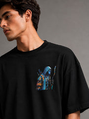 Cyber War Oversized T-Shirt for Men | Madpaten