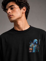 Cyber War Oversized T-Shirt for Men | Madpaten