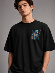Cyber War Oversized T-Shirt for Men | Madpaten