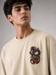 Clash Of Legends Oversized T-Shirt for Men | Madpaten