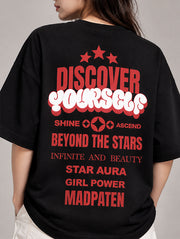 Discover Yourself Oversized T-Shirt for Women | Madpaten