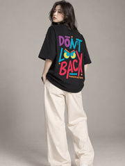 Don't Look Back Oversized T-Shirt for Women | Madpaten