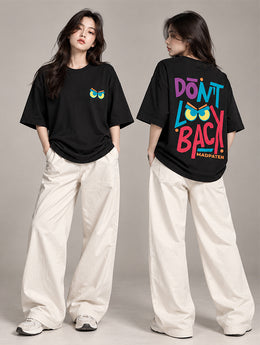 Don't Look Back Oversized T-Shirt for Women | Madpaten