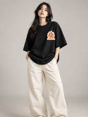Everything Is Fine Oversized T-Shirt for Women | Madpaten