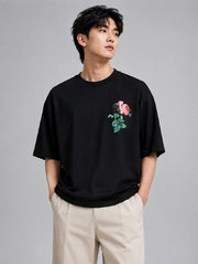 Stay Positive Forget Oversized T-Shirt for Men | Madpaten