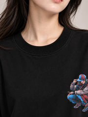 Happy Girl Oversized T-Shirt for Women | Madpaten