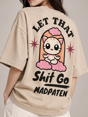 Let That Go Oversized T-Shirt for Women | Madpaten