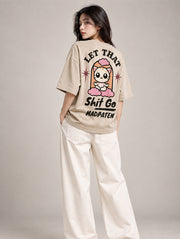 Let That Go Oversized T-Shirt for Women | Madpaten