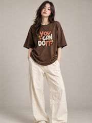 You Can Do It Oversized T-Shirt for Women | Madpaten