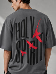 Holy Spirit Oversized T-Shirt for Men | Madpaten