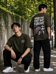 Furious-madpaten Oversized T-shirt