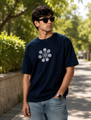 7 Chakra madpaten Oversized T-shirt