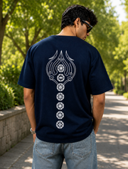 7 Chakra madpaten Oversized T-shirt