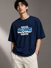 Success Begins Oversized T-Shirt for Men | Madpaten