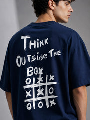Think Outside The Box Oversized T-Shirt for Men | Madpaten