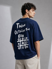 Think Outside The Box Oversized T-Shirt for Men | Madpaten
