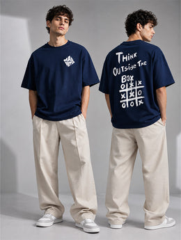 Think Outside The Box Oversized T-Shirt for Men | Madpaten