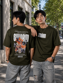 Swarm Oversized T-Shirt for Men | Madpaten
