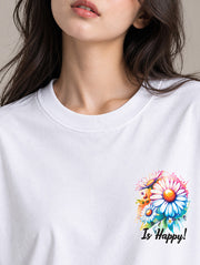 Daisy Dreams Oversized T-Shirt for Women | Madpaten