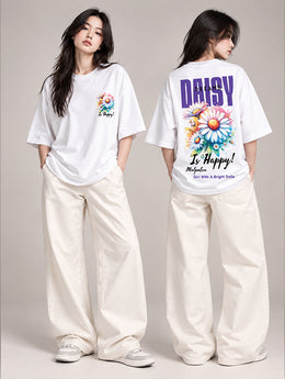Daisy Dreams Oversized T-Shirt for Women | Madpaten
