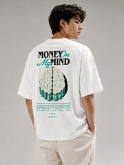 Money On My Mind Oversized T-Shirt for Men | Madpaten