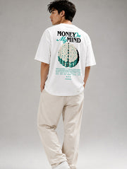 Money On My Mind Oversized T-Shirt for Men | Madpaten