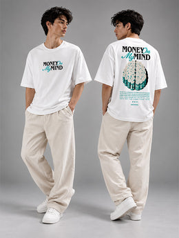 Money On My Mind Oversized T-Shirt for Men | Madpaten
